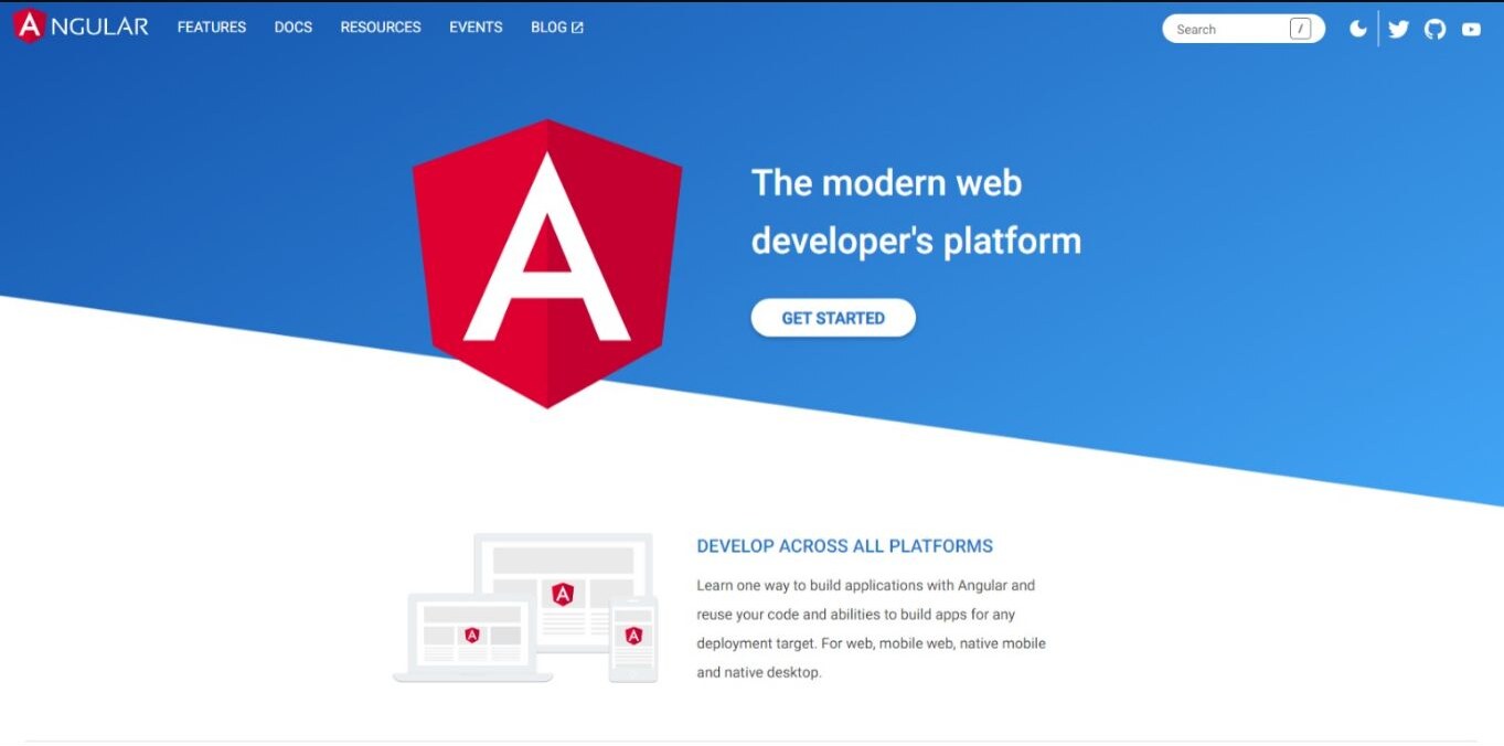 Angular web application